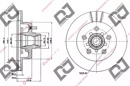 Тормозной диск DJ PARTS BD1221